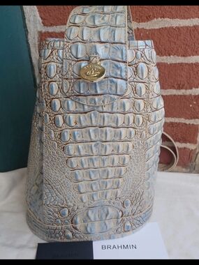 NWOT Brahmin Allie in Blue Haze, sling bag